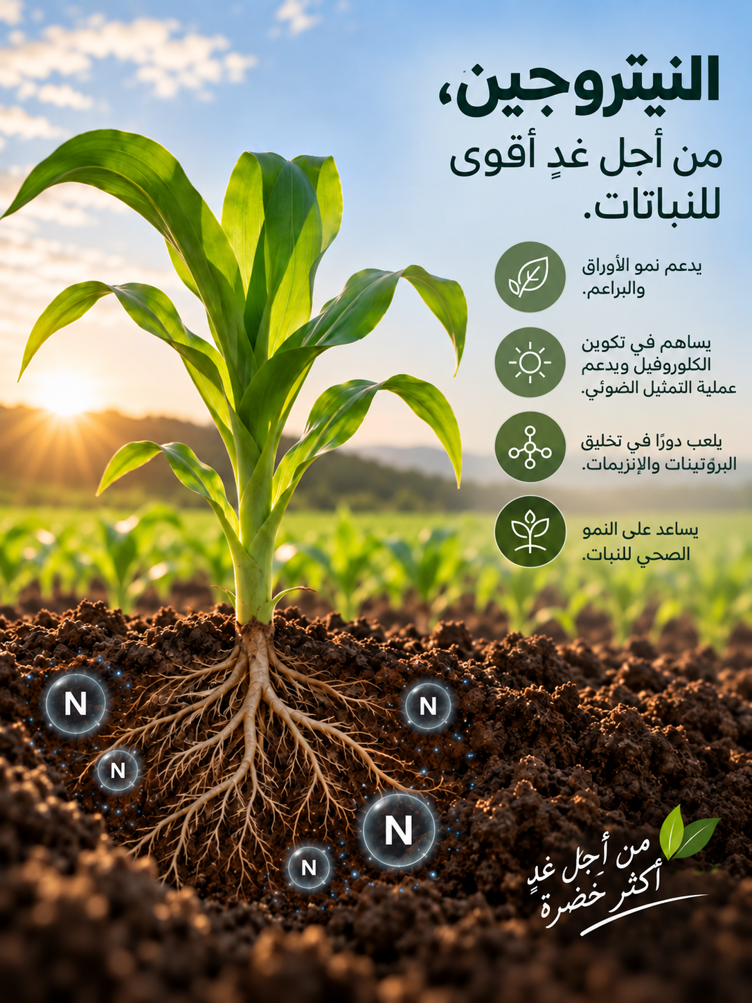 لماذا يُعد النيتروجين مهماً للنباتات؟